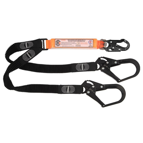 Elite Double Leg Elasticated Lanyard With Hardware SN & SD X2