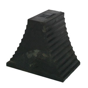 Wheel Chock Heavy Duty Double Sided, Recycled Rubber