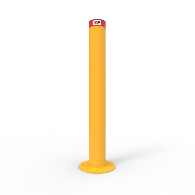 Round Bollard Heavy Duty Steel  - Galvanised and Powder Coated