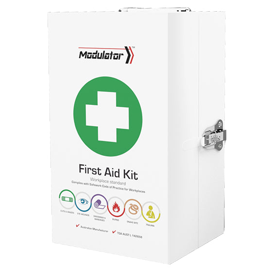 Modulator 4 Series Metal Cabinet First Aid Kit 24 x 16 x 42cm