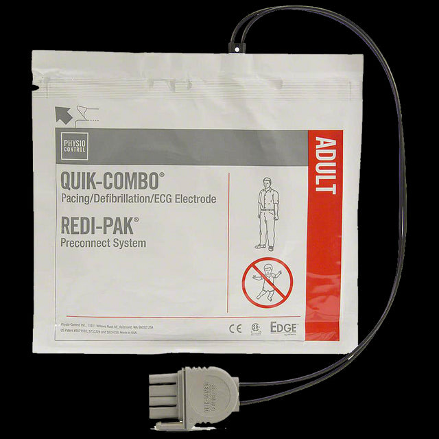 Lifepak Quik-Combo Redi-Pak Electrodes – Adult