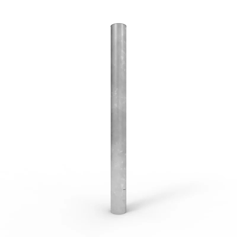 Round Bollard Heavy Duty Steel  - Galvanised and Powder Coated