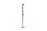 Ball Fence Gate - Post For W-Beam Surface Mounted