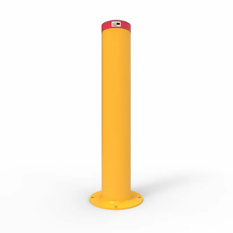 Round Bollard Heavy Duty Steel  - Galvanised and Powder Coated