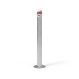 Angled Cap Heavy Duty Steel Round Bollards