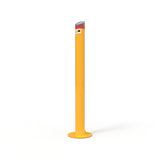 Angled Cap Heavy Duty Steel Round Bollards