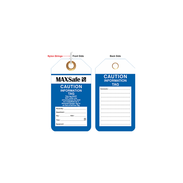 Buy Caution Information Tags – PK/100 Online | $66.15 AUD