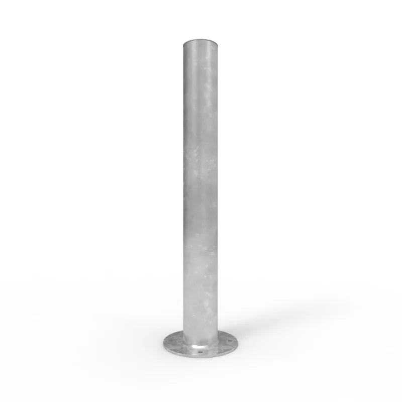 Round Bollard Heavy Duty Steel  - Galvanised and Powder Coated