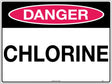 Danger Sign - Chlorine   Poly