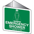 Emergency Information Sign - Emergency Shower  3D Wall Sign Poly