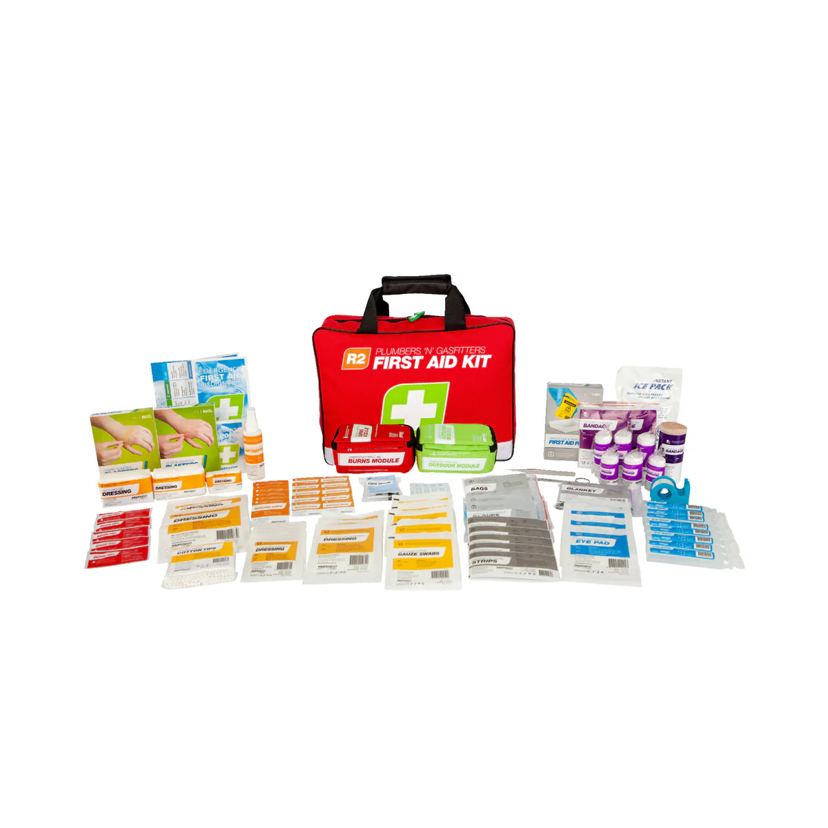 R2 Plumbers & Gasfitters First Aid Kit, Soft Pack