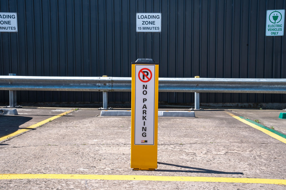 Fold Down Parking Space Protector No Parking