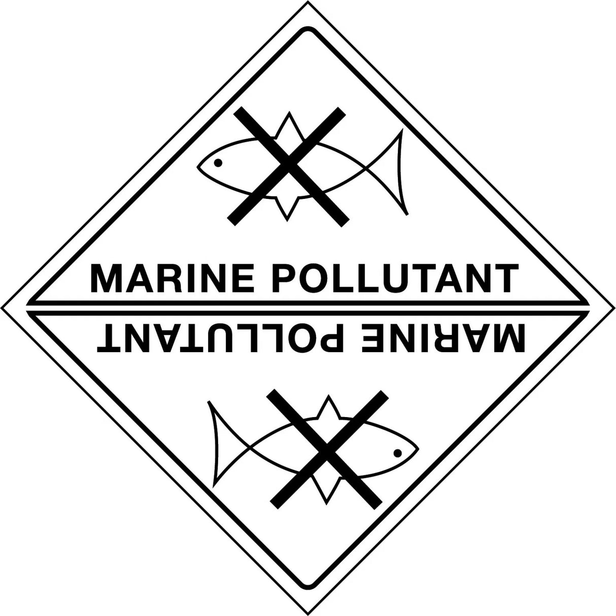 Hazchem Labels – Marine Pollutant  Poly