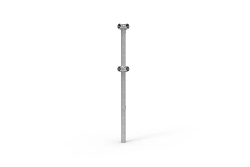 NoWeld Modular Industrial Handrail and Guardrail - Corner Posts