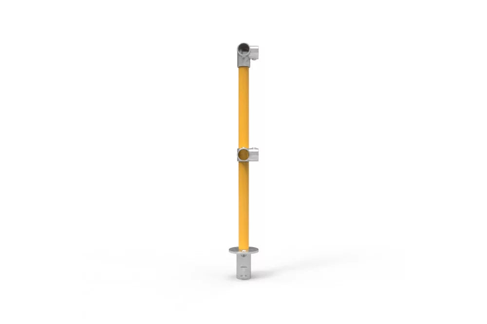 NoWeld Modular Industrial Handrail and Guardrail - Corner Posts