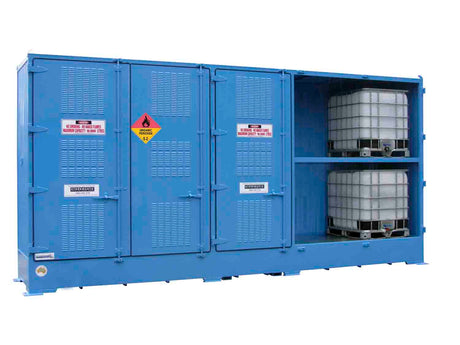 Single Depth Corrosive Substance Store - 10 IBC