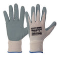 A pair of Prosense Lite Grip Gloves with nitrile foam coated palms and fingers, and a lightweight nylon liner.