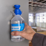 Eye Wash Solution, 500ml Bottle With Eye Shower and Wall Bracket