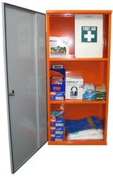 PPE Storage Cabinet Single Door 3 Shelves