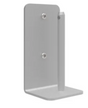A single wall mount bracket, likely made of metal, in a gray color.