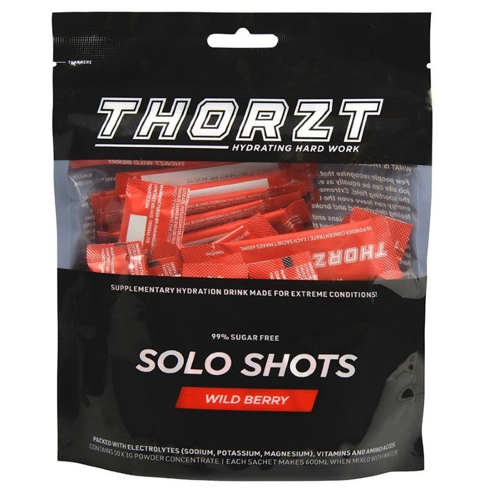 Thorzt 99% Sugar Free Solo Shots 10 Packs of 50 Each