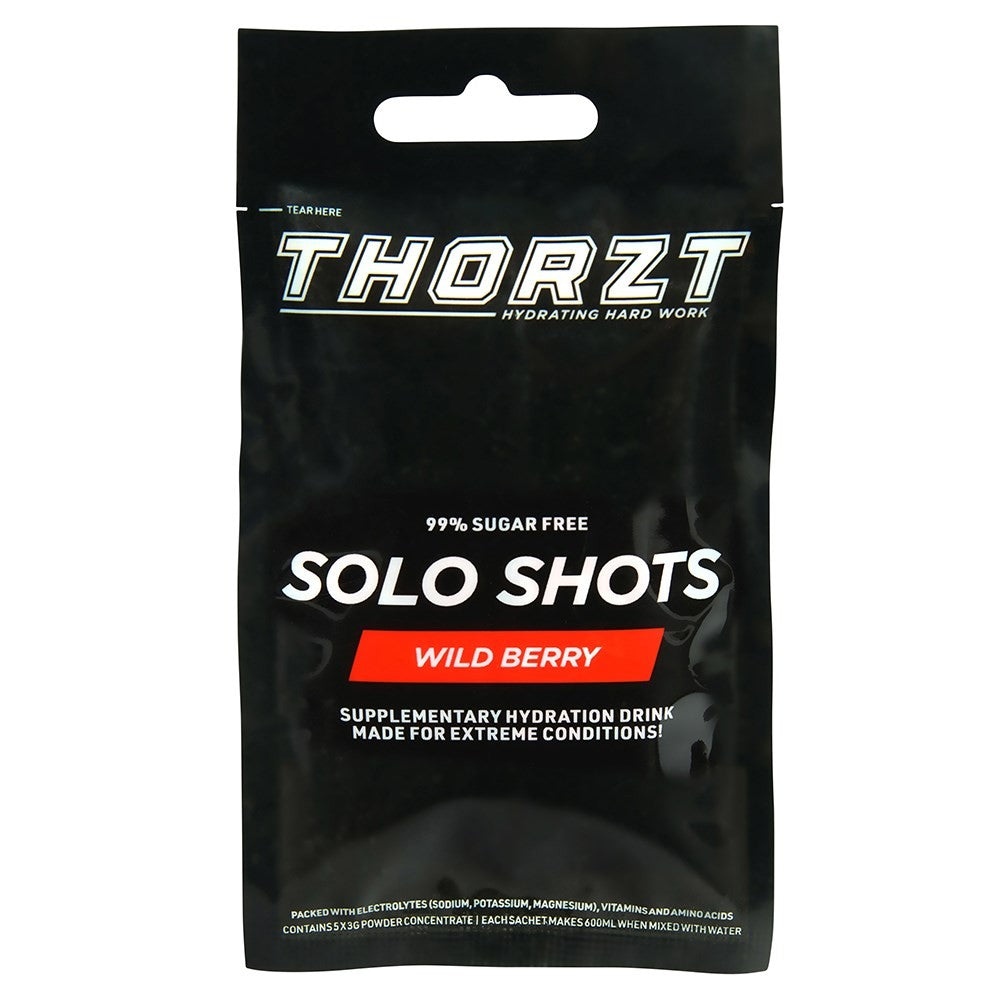 Thorzt 99% Sugar Free Solo Shots 100 Packs of 5 Each