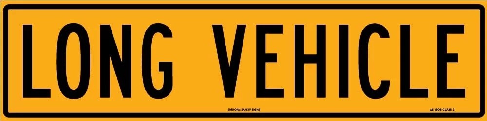 Buy Vehicle Sign - Long Vehicle Online | $78.50 AUD