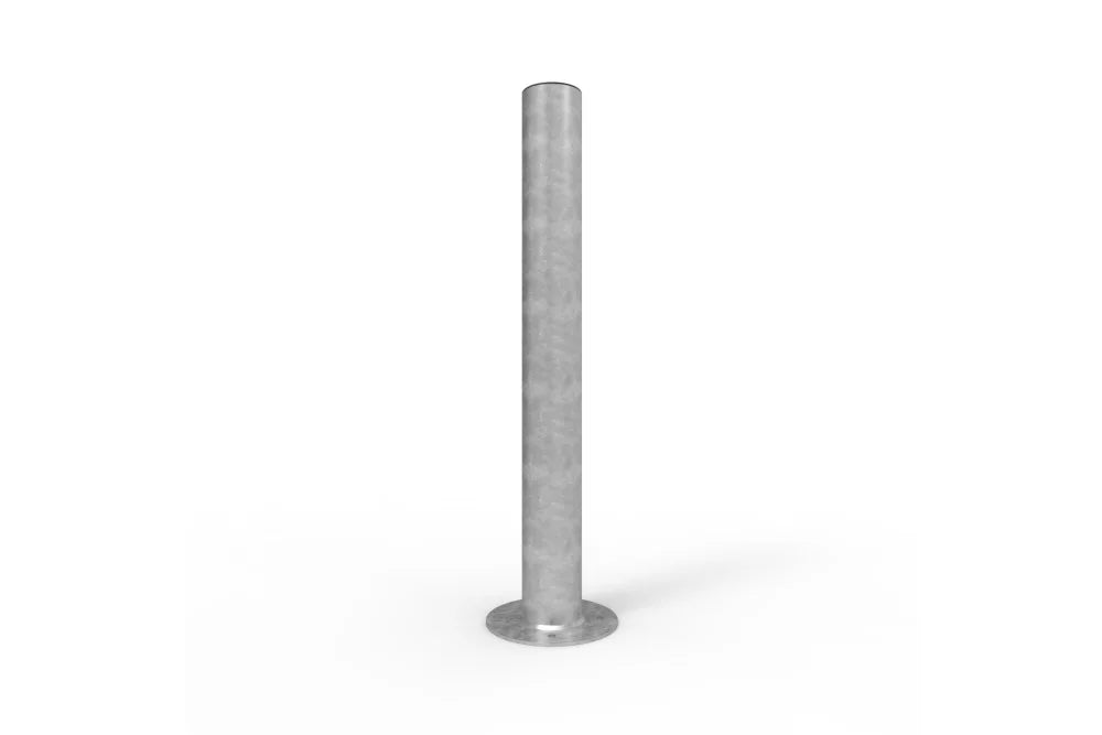 Round Bollards Economy Steel - Galvanised and Powder Coated