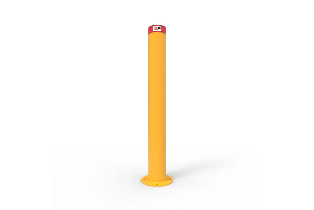 Round Bollards Economy Steel - Galvanised and Powder Coated