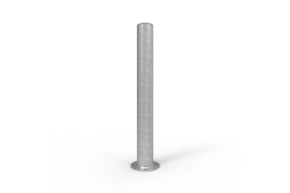 Round Bollards Economy Steel - Galvanised and Powder Coated