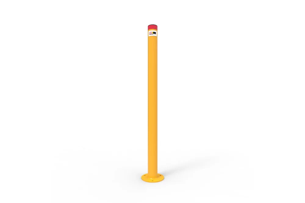 Round Bollards Economy Steel - Galvanised and Powder Coated