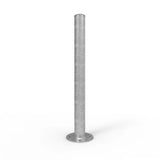 Round Bollard Heavy Duty Steel  - Galvanised and Powder Coated