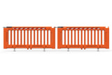 Post-Q Panel 2130mm Long-Polyethylene Hi-Vis Orange