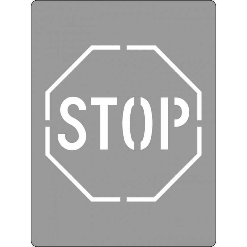 Stencils - Stop Picto 600x400mm