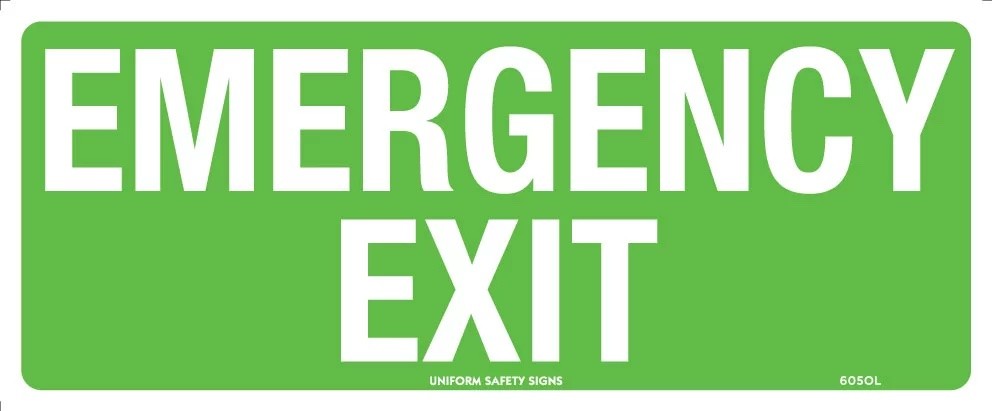 Exit/Entry Signs